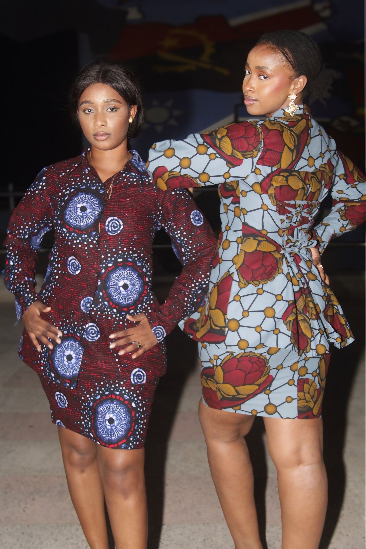 Ensemble Wax Hollandais Femme – Jupe & Chemise