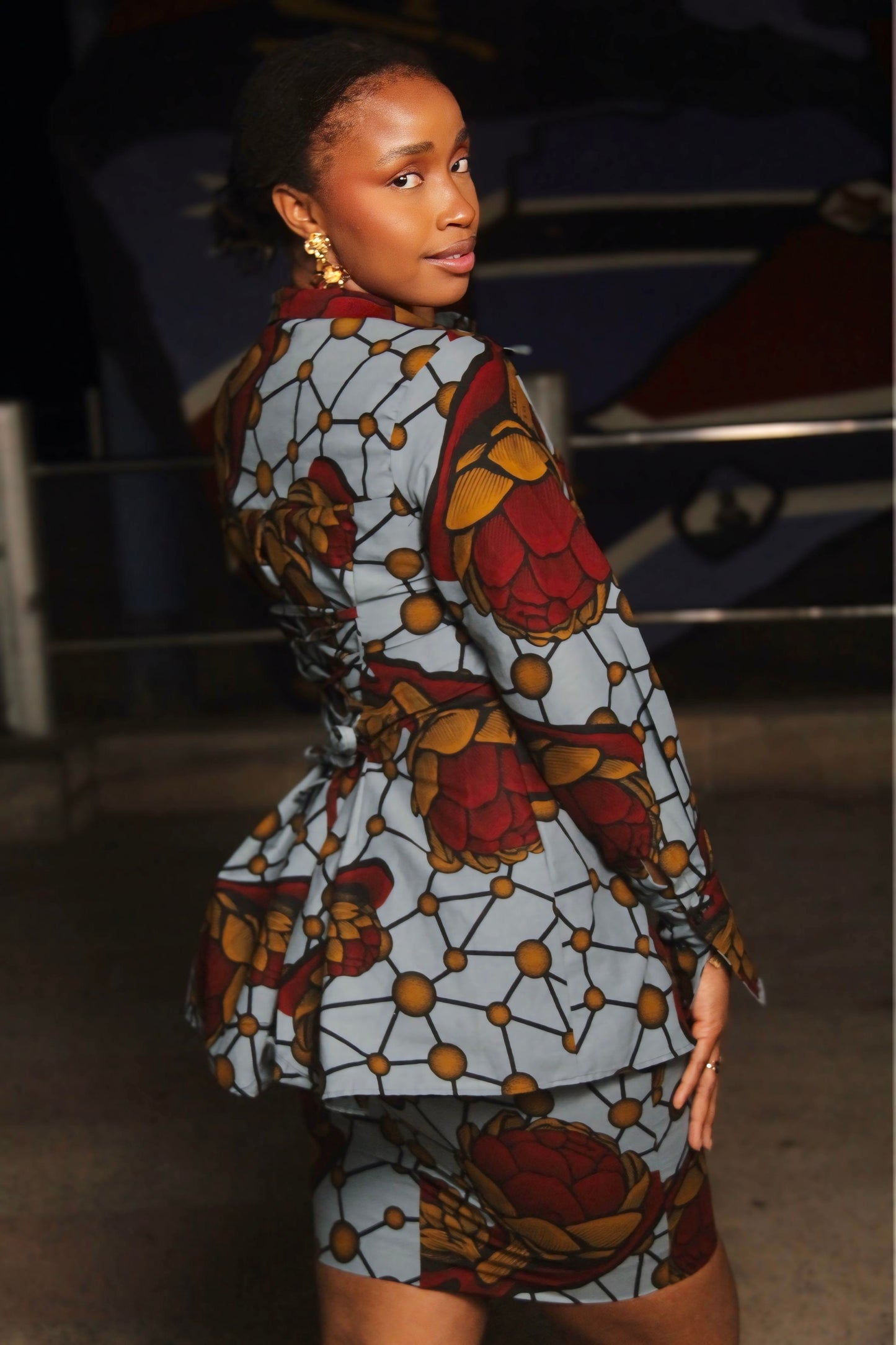 Ensemble Wax Hollandais Femme – Jupe & Chemise