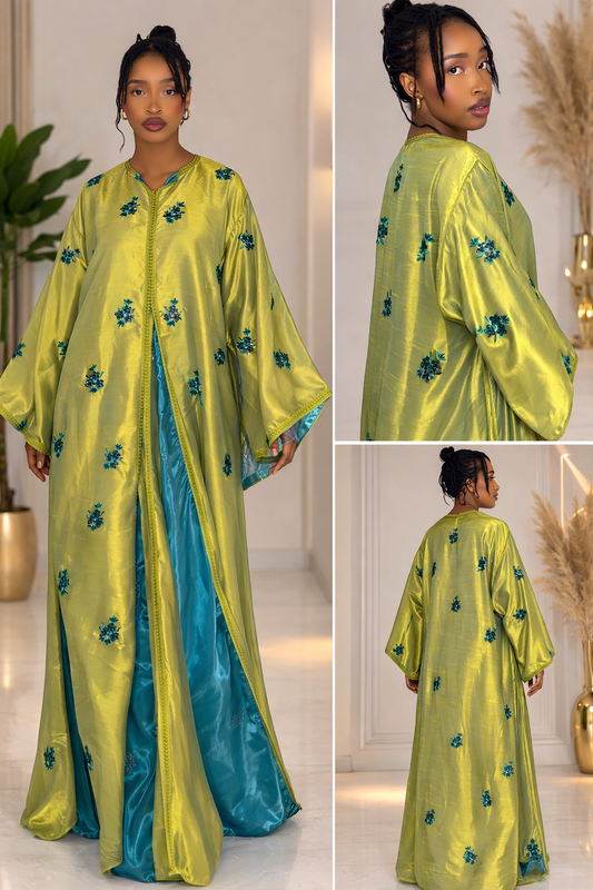 Caftan jardin d’émeraude